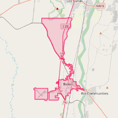 Map of Belen
