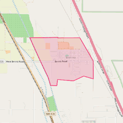 Map of Berino