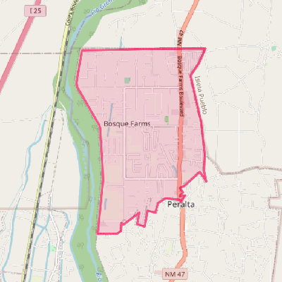 Map of Bosque Farms