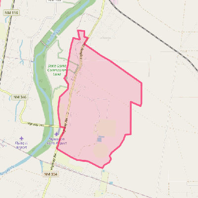 Map of Casa Colorada