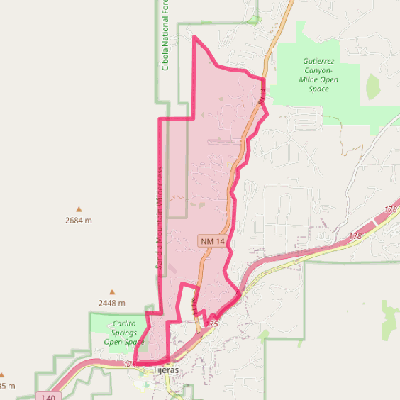 Map of Cedar Crest