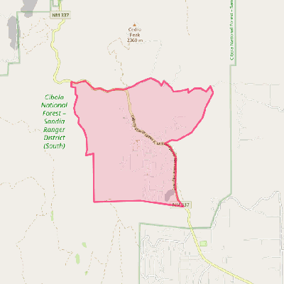 Map of Cedro