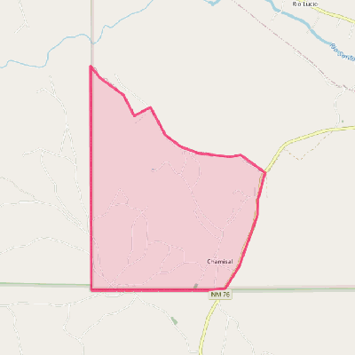 Map of Chamisal