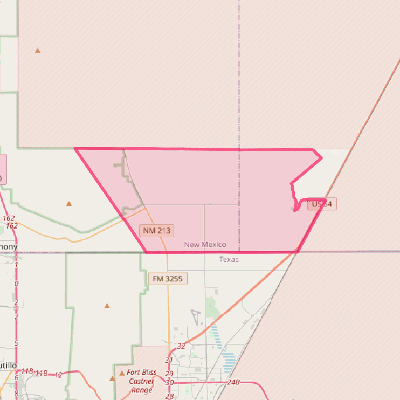 Map of Chaparral