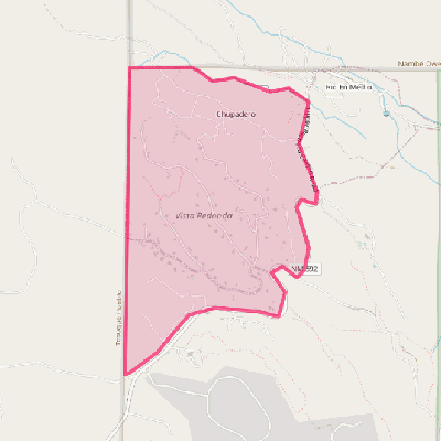 Map of Chupadero