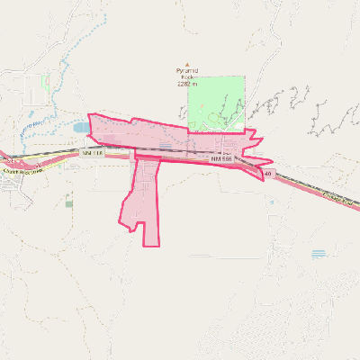 Map of Church Rock