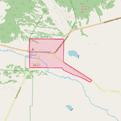 Map of Cimarron