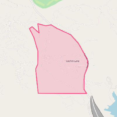 Map of Cochiti Lake