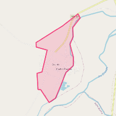 Map of Cochiti