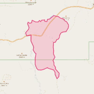 Map of Coyote