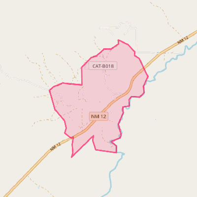 Map of Cruzville