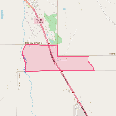 Map of Cuyamungue Grant