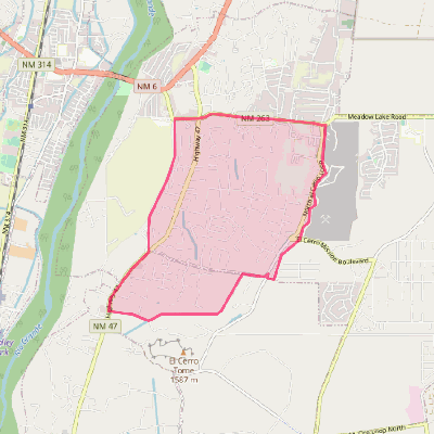 Map of El Cerro