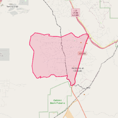 Map of Eldorado at Santa Fe