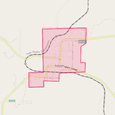 Map of Folsom