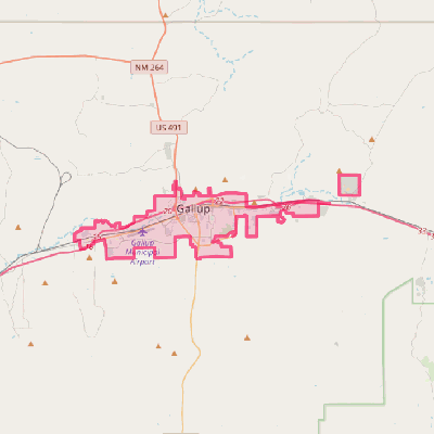 Map of Gallup