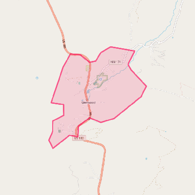 Map of Glenwood