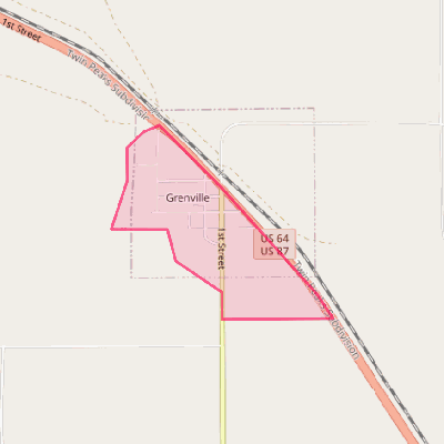 Map of Grenville