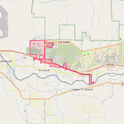 Map of Kirtland