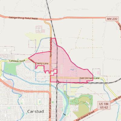 Map of La Huerta