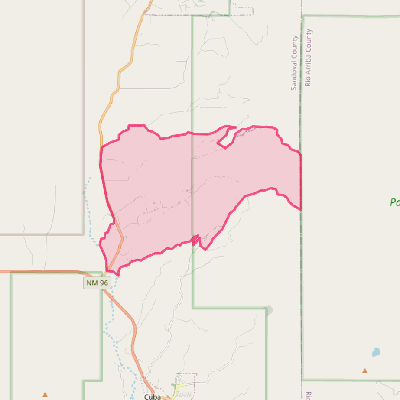 Map of La Jara