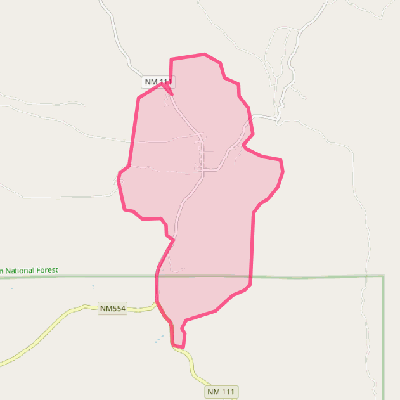 Map of La Madera