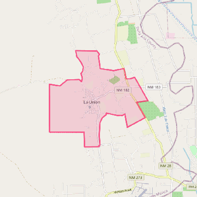 Map of La Union