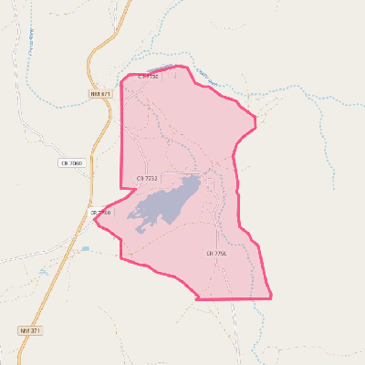 Map of Lake Valley