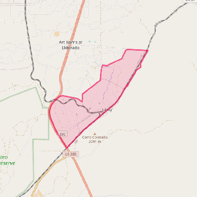 Map of Lamy