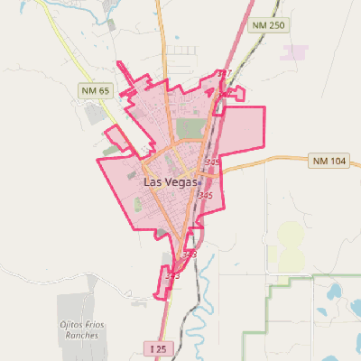 Map of Las Vegas