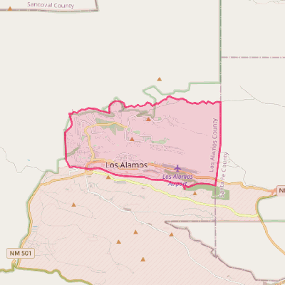 Map of Los Alamos