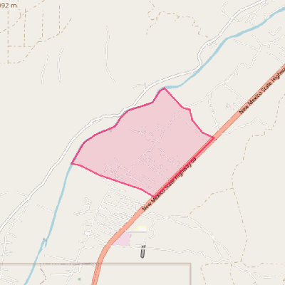 Map of Los Luceros