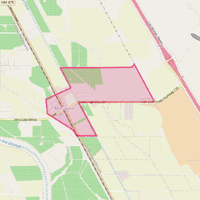 Map of Mesquite