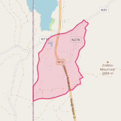 Map of Navajo