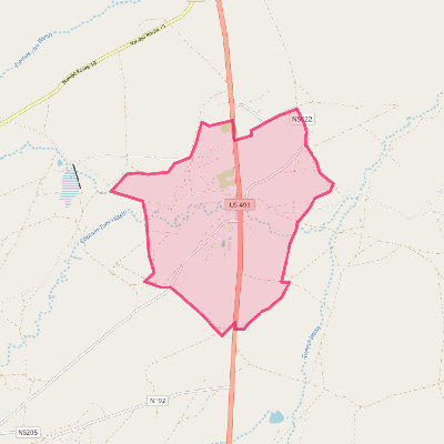 Map of Newcomb