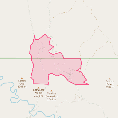 Map of North San Ysidro