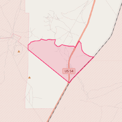 Map of Orogrande