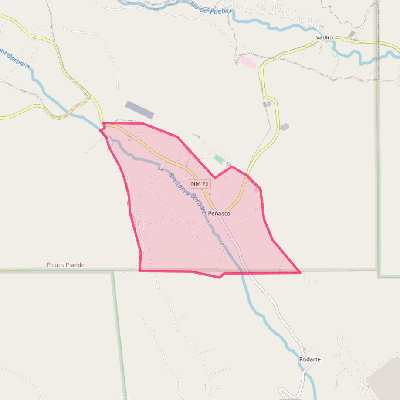 Map of Peñasco