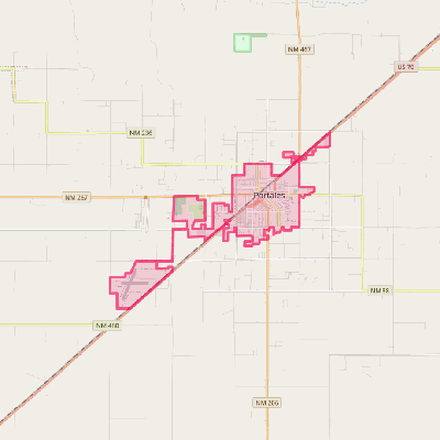 Map of Portales