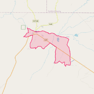 Map of Pueblo Pintado