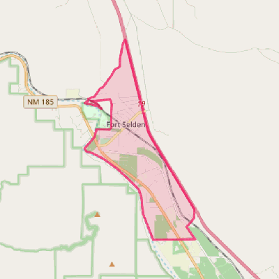 Map of Radium Springs