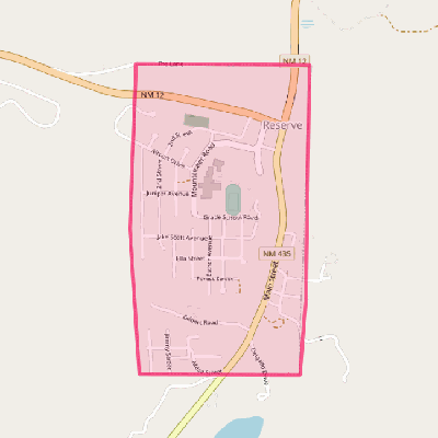 Map of Reserve