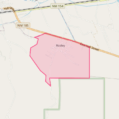 Map of Rodey
