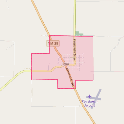 Map of Roy