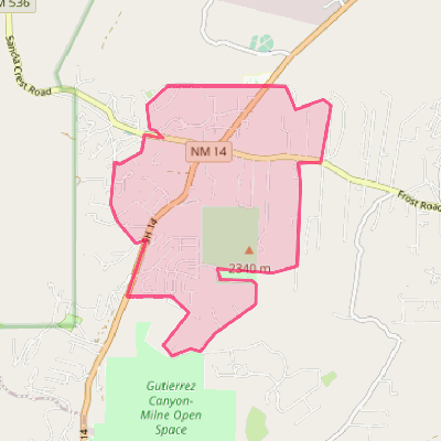 Map of San Antonito