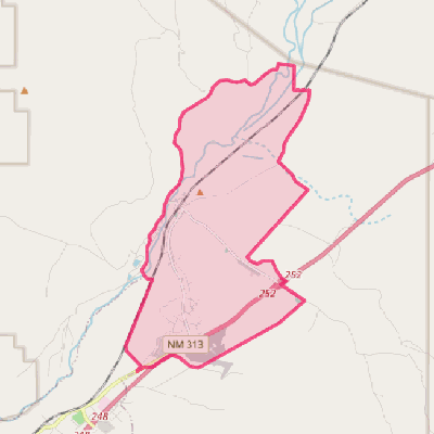 Map of San Felipe Pueblo