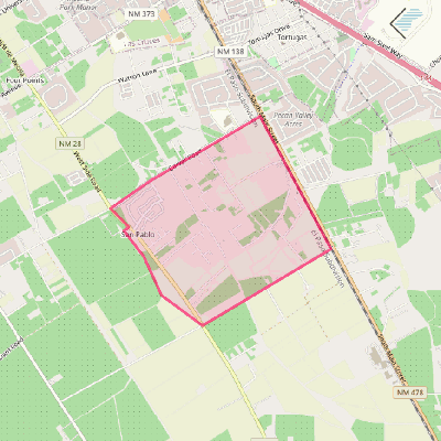 Map of San Pablo