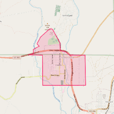 Map of Santa Clara