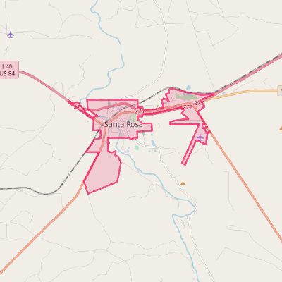 Map of Santa Rosa