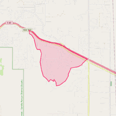 Map of Sedillo